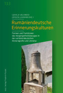 Read Pdf Rumäniendeutsche Erinnerungskulturen