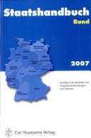 Staatshandbuch Die Bundesrepublik Deutschland Bund 2007