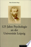 125 Jahre Psychologie an der Universität Leipzig