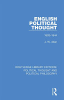 Read Pdf English Political Thought