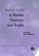Amino Acids In Human Nutrition And Health