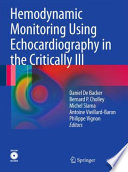 Hemodynamic Monitoring Using Echocardiography In The Critically Ill