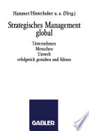 Strategisches Management global