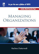 Read Pdf Managing Organizations (For GBTU)