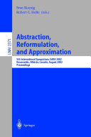 Read Pdf Abstraction, Reformulation, and Approximation