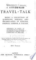 A Handbook Of Travel Talk