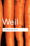 The Need for Roots pdf