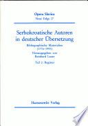 Serbokroatische Autoren in deutscher Übersetzung