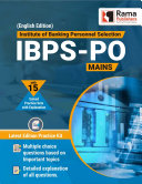Read Pdf IBPS-PO (Mains Exam) | 15 Practice Sets and Solved Papers Book for 2021 Exam with Latest Pattern and Detailed Explanation by Rama Publishers