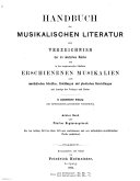 Hofmeisters Handbuch der Musikliteratur