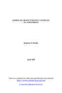 Read Pdf American Grand Strategy After 9/11: An Assessment