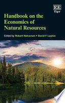 Handbook On The Economics Of Natural Resources