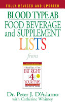 Read Pdf Blood Type AB Food, Beverage and Supplement Lists