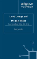 Read Pdf Lloyd George and the Lost Peace