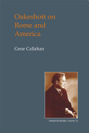 Read Pdf Oakeshott on Rome and America