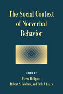 The Social Context of Nonverbal Behavior