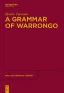 Read Pdf A Grammar of Warrongo