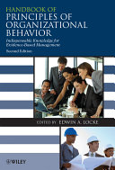 Read Pdf Handbook of Principles of Organizational Behavior