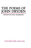 Read Pdf The Poems of John Dryden: Volume One