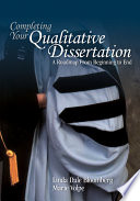 Completing Your Qualitative Dissertation