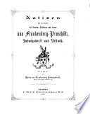 Notizen über die Familie der Grafen, Freiherrn und Herrn von Frankenberg-Proschlitz, Ludwigsdorff und Lüttwitz