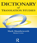Read Pdf Dictionary of Translation Studies