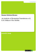 Read Pdf An Analysis of Romanian Translations of J. R. R. Tolkien’s The Hobbit