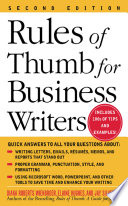 Rules Of Thumb For Business Writers