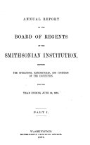 Annual Report Of The Board Of Regents Of The Smithsonian Institution