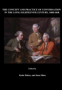 Read Pdf The Concept and Practice of Conversation in the Long Eighteenth Century, 1688-1848