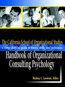 Read Pdf The California School of Organizational Studies Handbook of Organizational Consulting Psychology