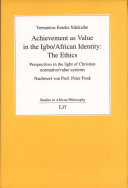 Read Pdf Achievement as Value in the Igbo/African Identity