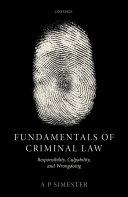 Read Pdf Fundamentals of Criminal Law