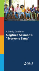 Read Pdf A Study Guide for Siegfried Sassoon's 