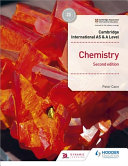 Cambridge International AS and a Level Chemistry Student's Book Second Edition