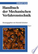 Handbuch der Mechanischen Verfahrenstechnik