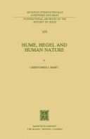 Read Pdf Hume, Hegel and Human Nature