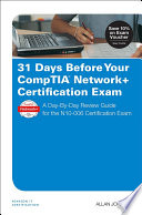 31 Days Before Your Comptia Network Certification Exam