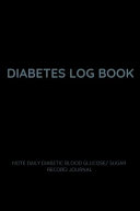 Diabetes Log Book Note Daily Diabetic Blood Glucose Sugar Record Journal