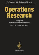 Operations research