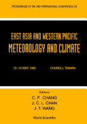 East Asia And Western Pacific Meteorology And Climate - Proceedings Of The 3rd Conference