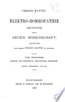 Elektro-homeopathie