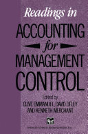 Read Pdf Readings in Accounting for Management Control