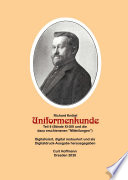Richard Knötel, Uniformenkunde Teil 4 (Bände XI-Xiii und die dazu erschienenen "Mitteilungen") erschienenen "Mitteilungen"