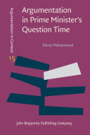 Read Pdf Argumentation in Prime Minister’s Question Time
