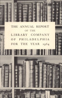 Read Pdf Library Company of Philadelphia: 1964 Annual Report
