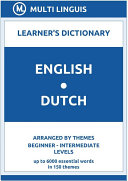 Read Pdf English-Dutch Learner's Dictionary (Arranged by Themes, Beginner - Intermediate Levels)