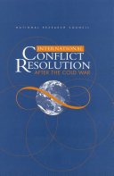 Read Pdf International Conflict Resolution After the Cold War