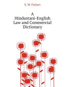Read Pdf A Hindustani-English Law and Commercial Dictionary