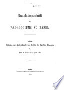Beiträge zur Quellenkunde und Kritik des Laertius Diogenes ...